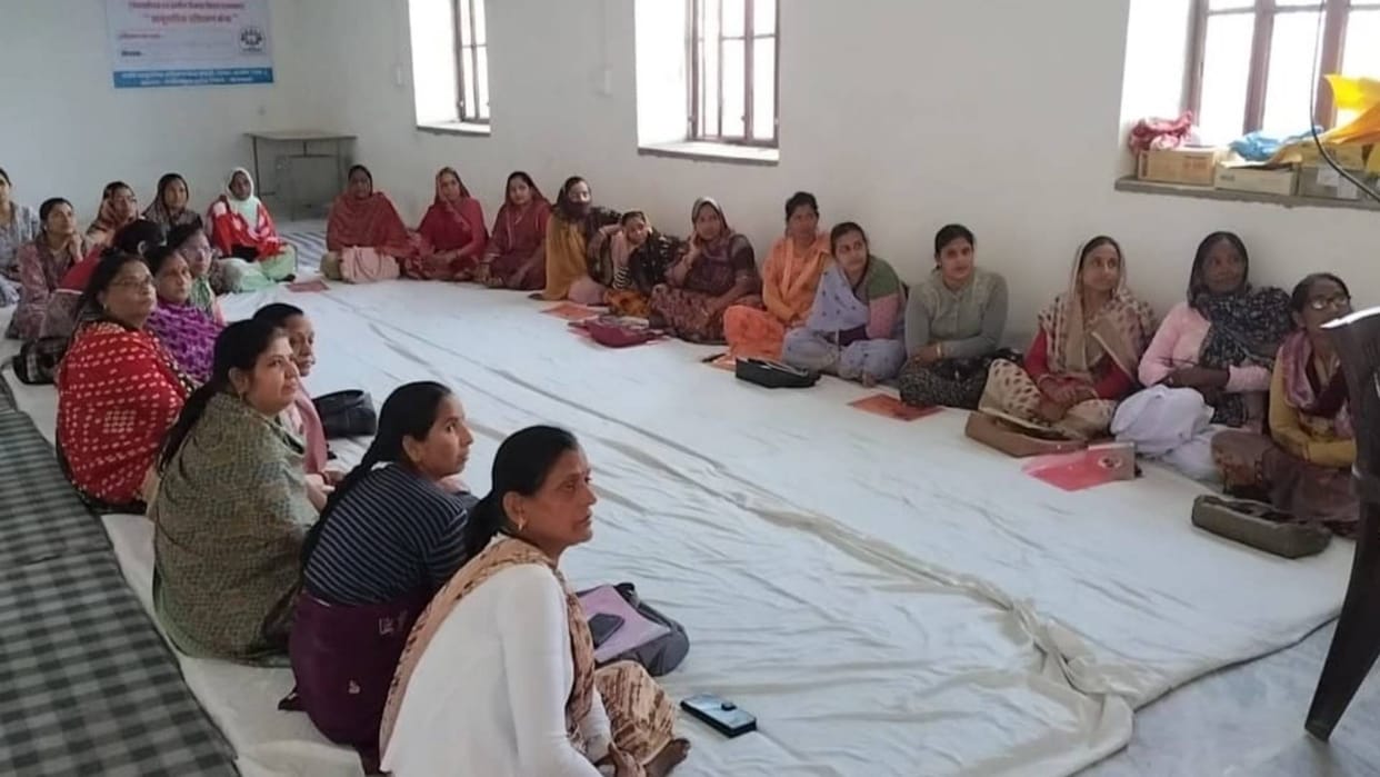 Kekri News Women should move forward by changing old thinking Rajivika is giving training on gender equality