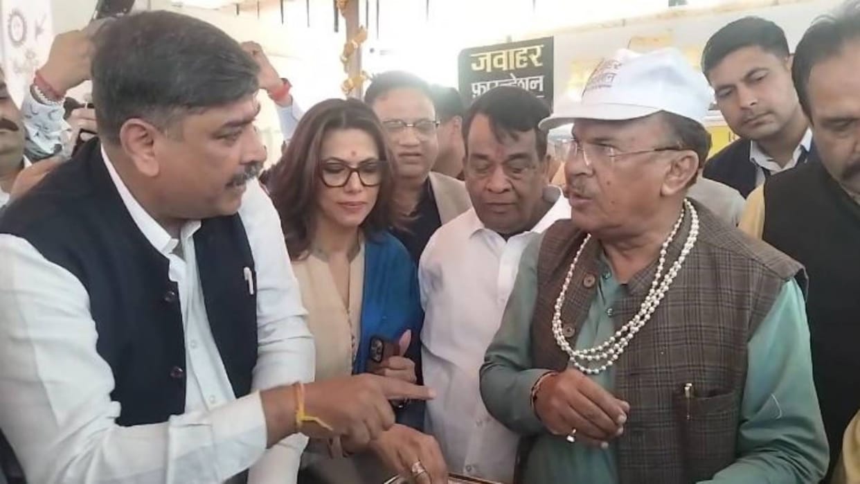 Ajmer News Swabhiman kitchen started JLN full meal will be available for one rupee Vasudev Devnani inaugurated