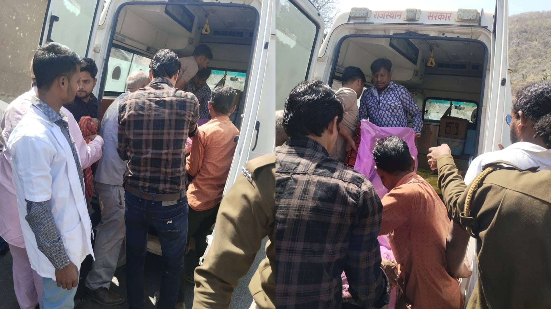Udaipur Speed wreaks havoc on NH 58 bus overturns after losing control two killed after being crushed tyres