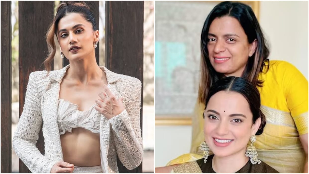 Taapsee Pannu once again reacts Kangana Ranaut sister Rangoli sasti copy comment says I am okay with it
