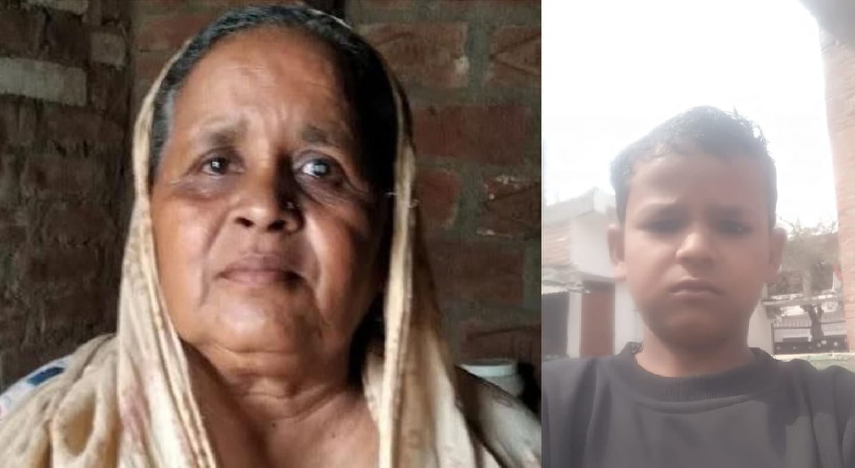 Kanpur Dehat Accident Auto overturned due to collision with loader grandmother and grandson died two injured