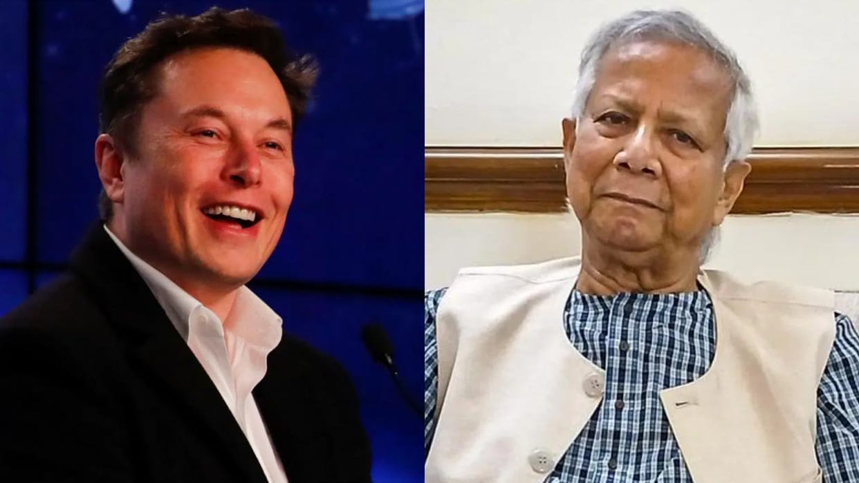 Elon Musk Bangladesh Invite Muhammad Yunus letter for Starlink satellite internet service launch