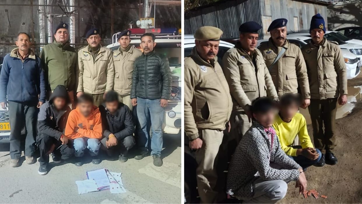 Solan News Five youths arrested in two separate cases banned narcotic pills recovered