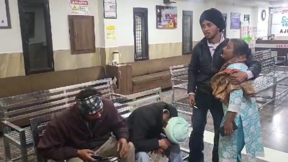 Tractor trolley loaded with sugarcane overturned in amritsar driver died