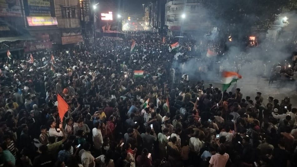 india pakistan cricket match celebration live today