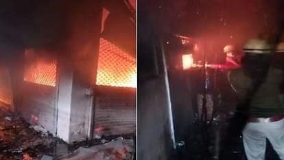 Jaipur News: A massive fire broke out in STC Mall of New Aatish Market, 10 fires in 2 hours