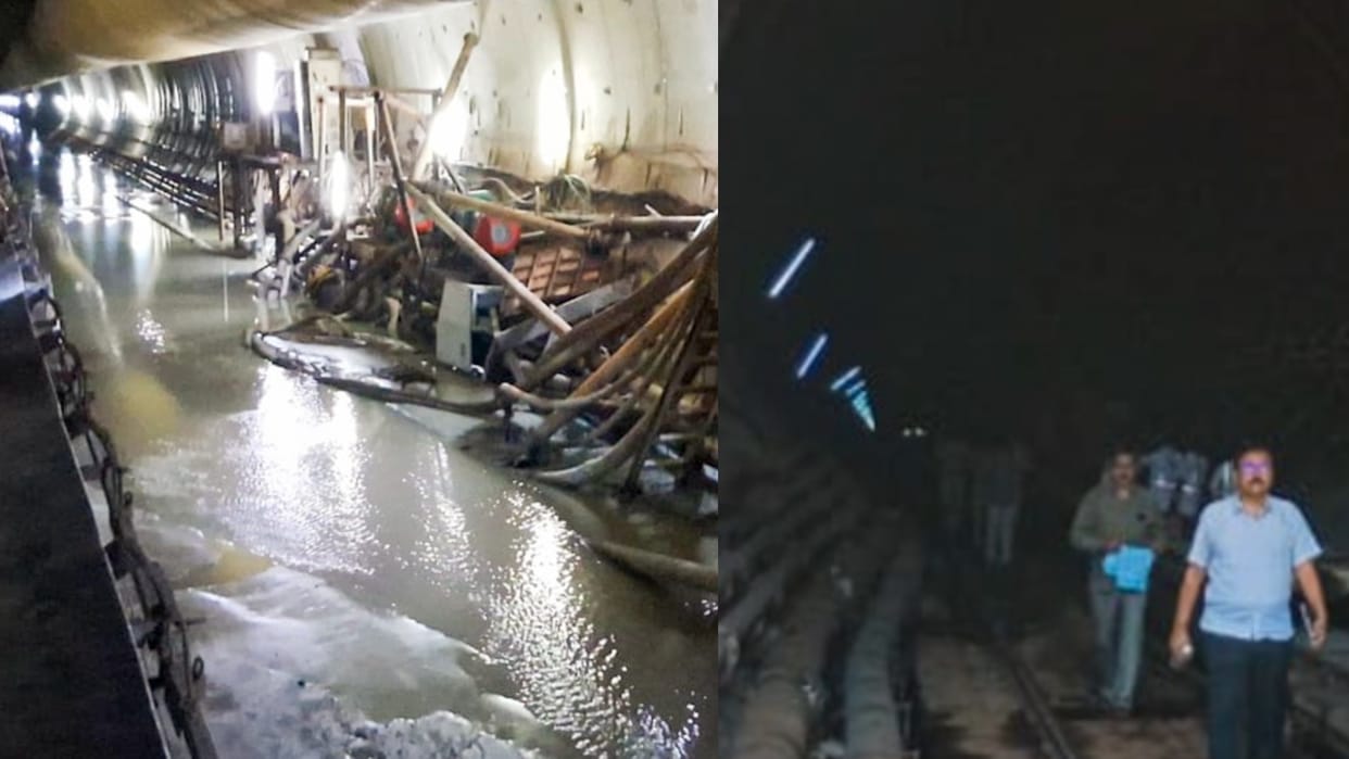 Tunnel Collapse in Telangana News Live: Rescue Operation Underway, Workers Trapped Inside Tunnel News in Hindi
