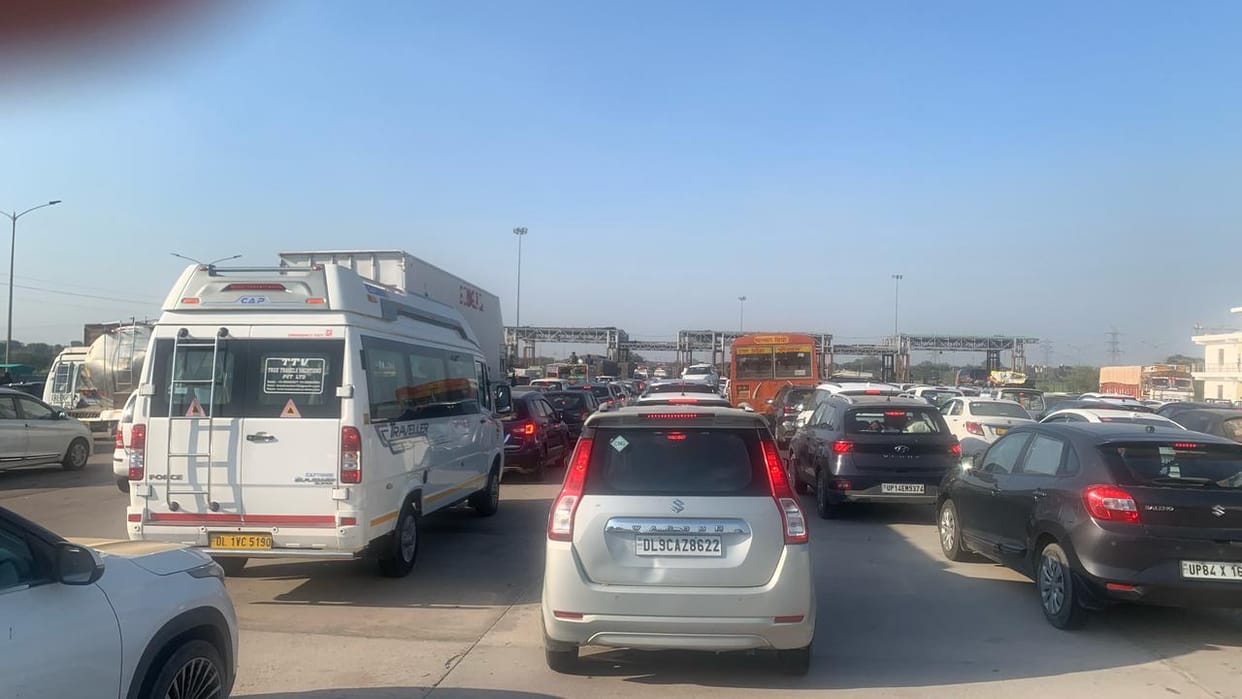 Jam at Inner Ring Road Toll