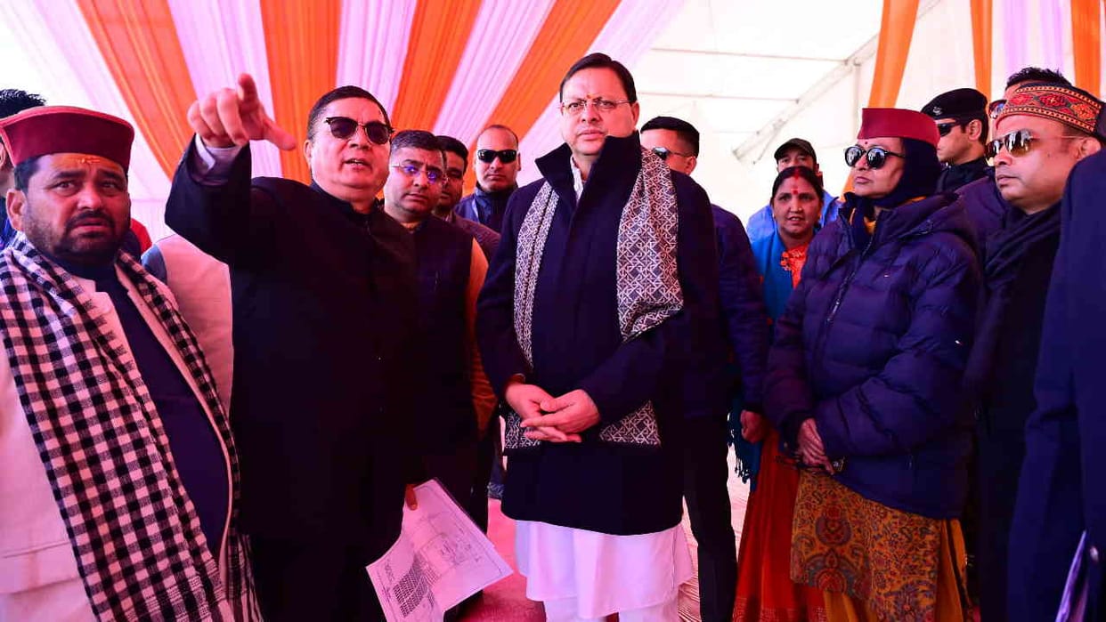 PM Modi visit to Mukhba Harsil on 27th CM Dhami arrived to inspect Uttarkashi Uttarakhand News in hindi