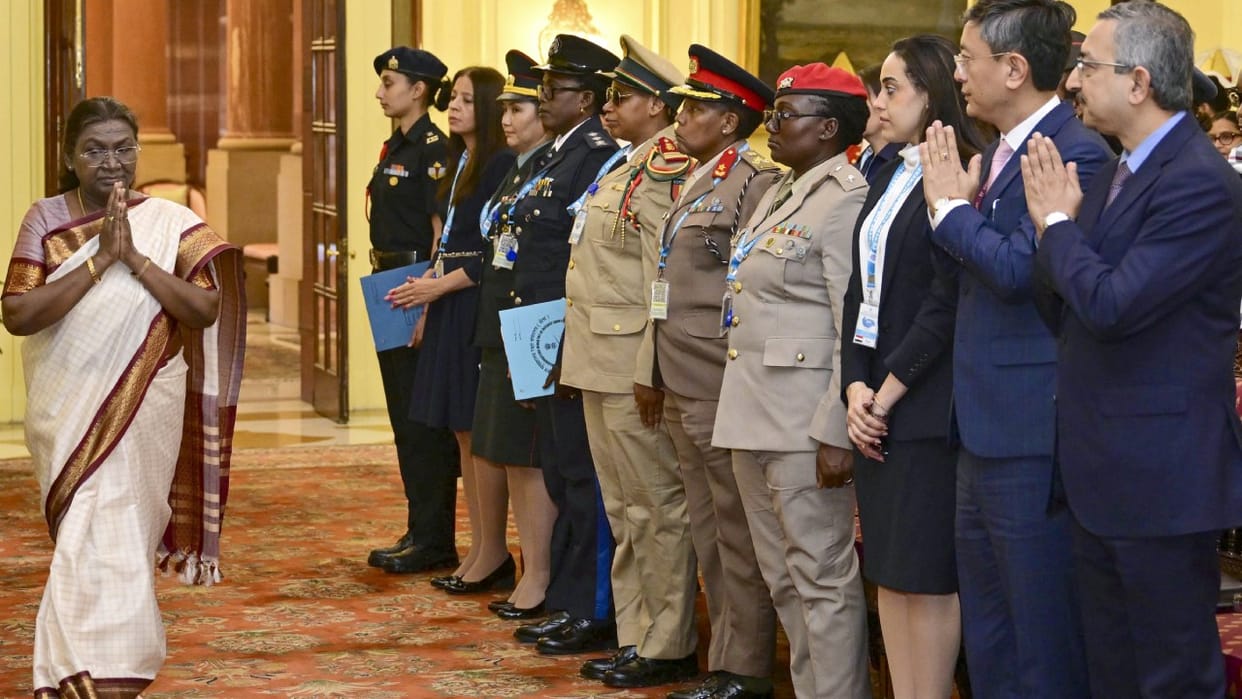Essential to induct more women in UN peacekeeping missions, says President Murmu