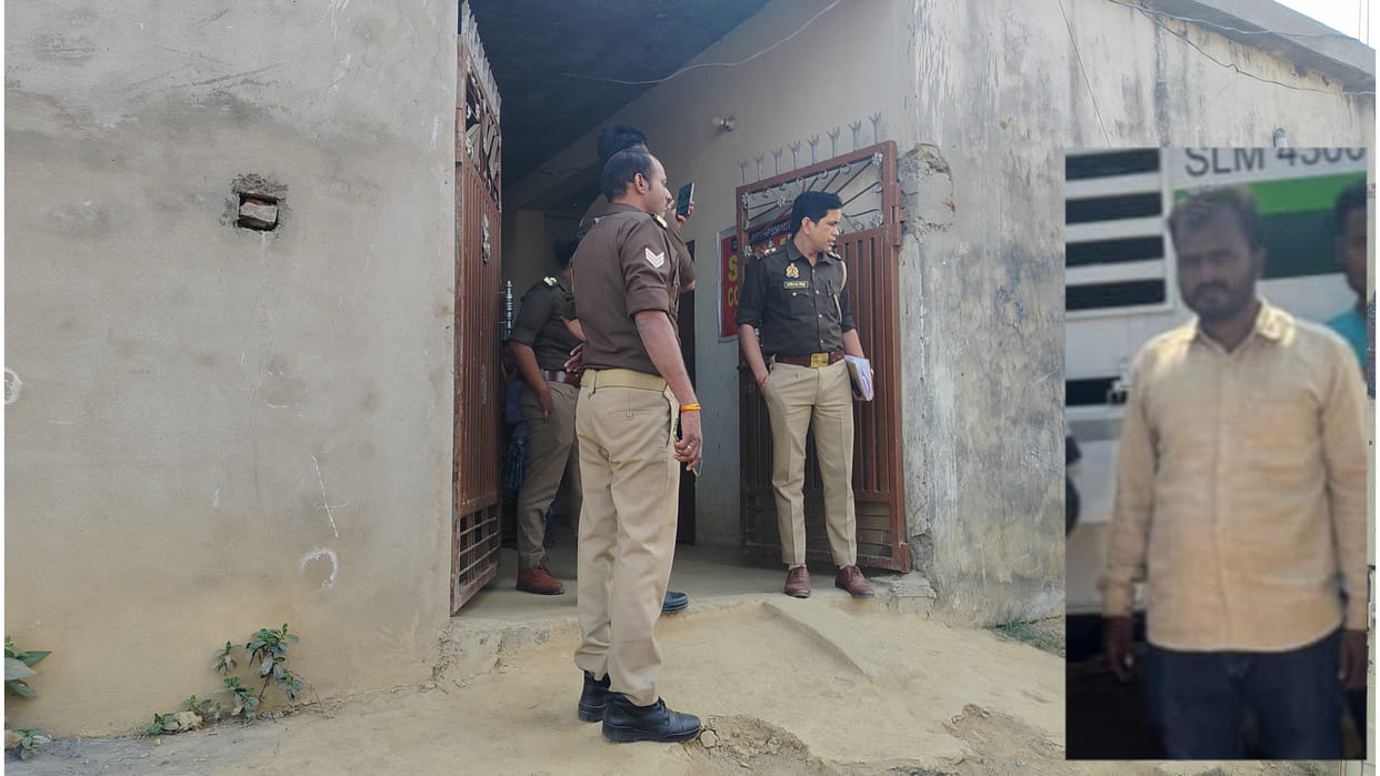 Dead body of a youth found hanging in Malhipur village of Gida PS of Gorakhpur, police is investigating.