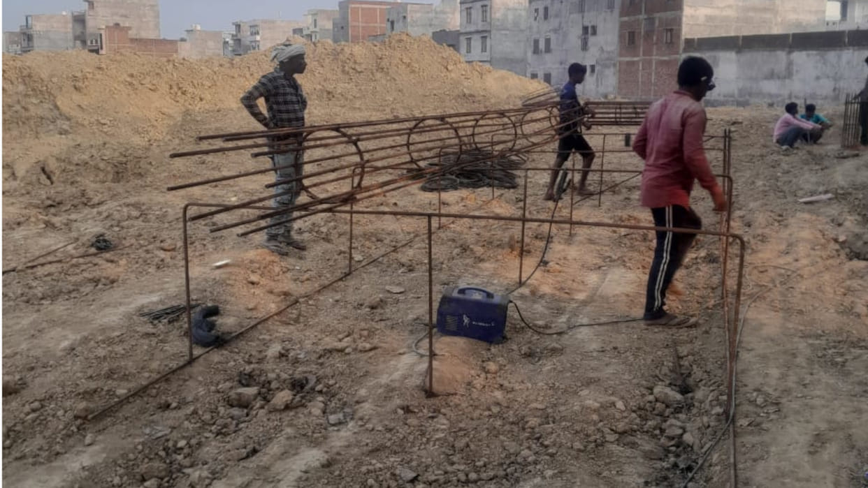 Construction work of Gorakhpur Greenwood Apartment started under the supervision of IIT Roorkee team.