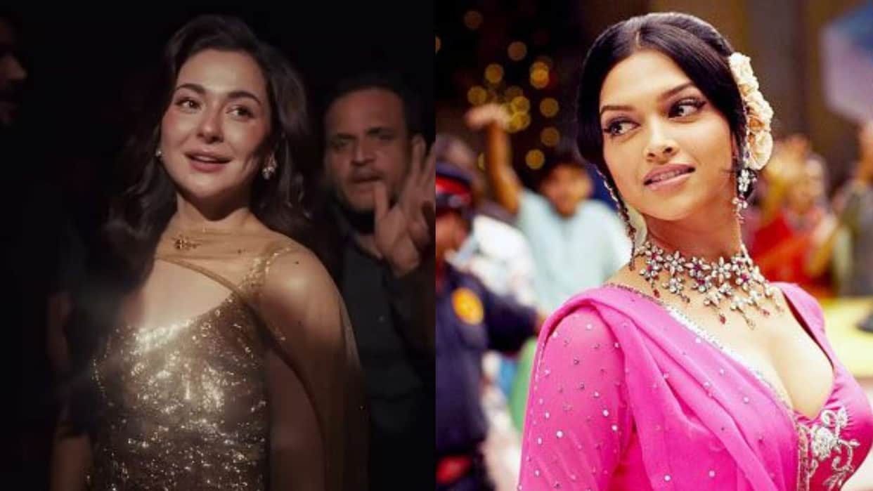 Hania Amir recreate scenes of deepika padukone in om shanti om