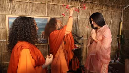 Actress Katrina Kaif reaches Prayagraj to participate in Maha Kumbh Mela