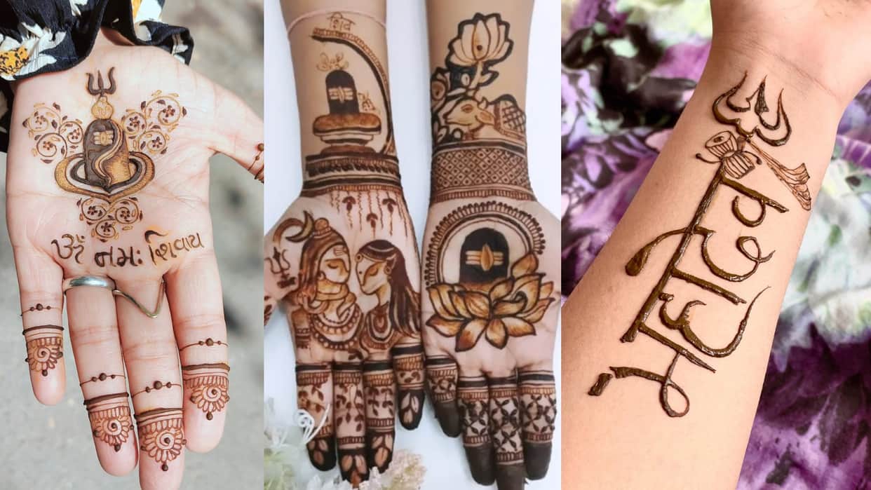 Mahashivratri 2025 Mehndi Ideas Shiv Parvati Mehndi Design for Maha Shivratri