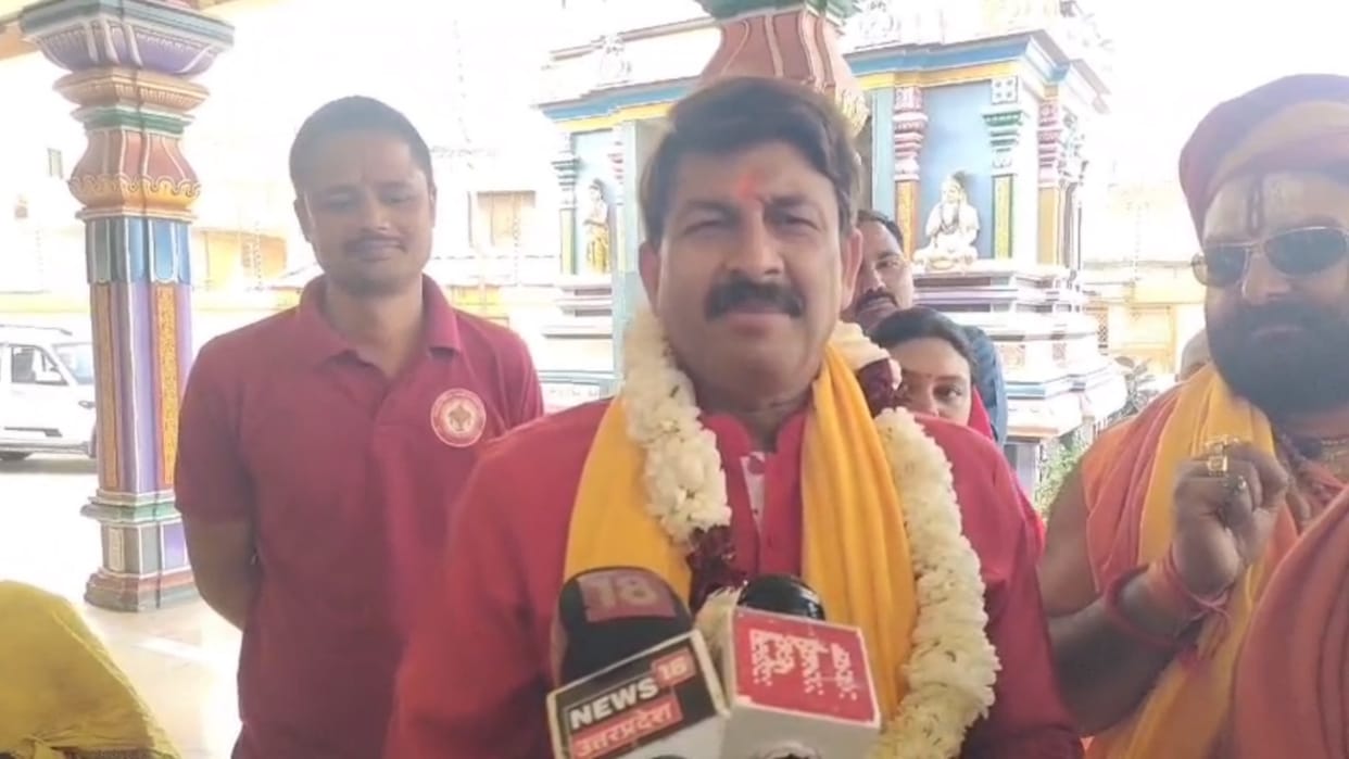 Ganga water has no importance for one whose mind is dirty says BJP MP Manoj Tiwari.