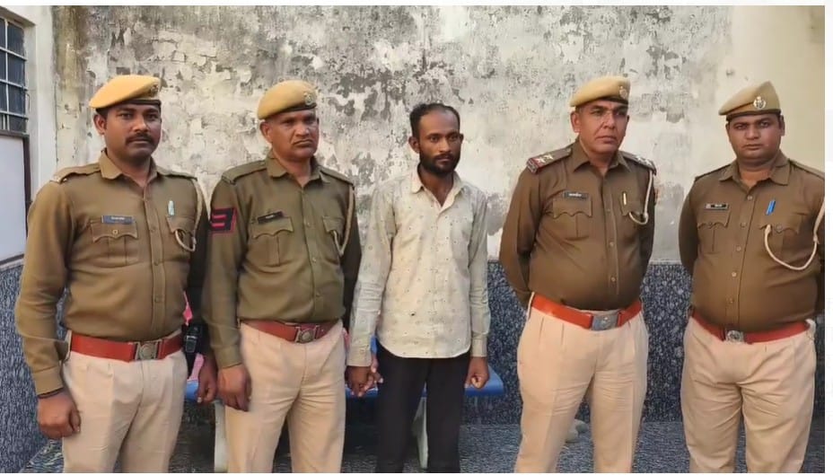 The accused who murdered Ajmer woman by slitting her throat has been arrested