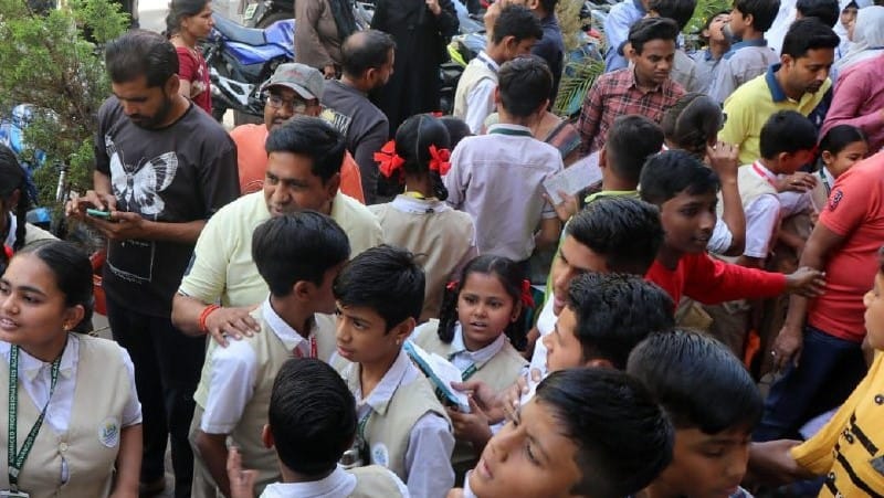 5th & 8th Board Exams Indore Students Participate