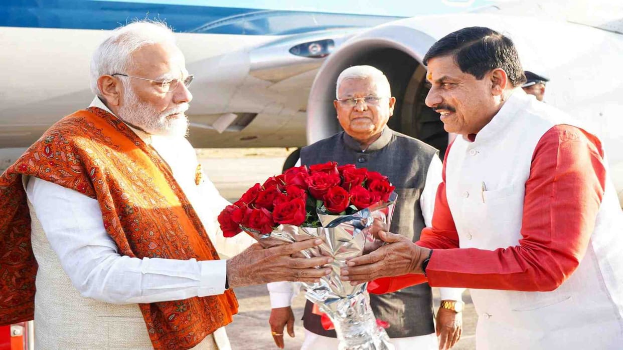 MP: CM meets PM, Dr. Yadav said- PM Modi has given his approval to participate in the Bhoomipujan of PM Mitra