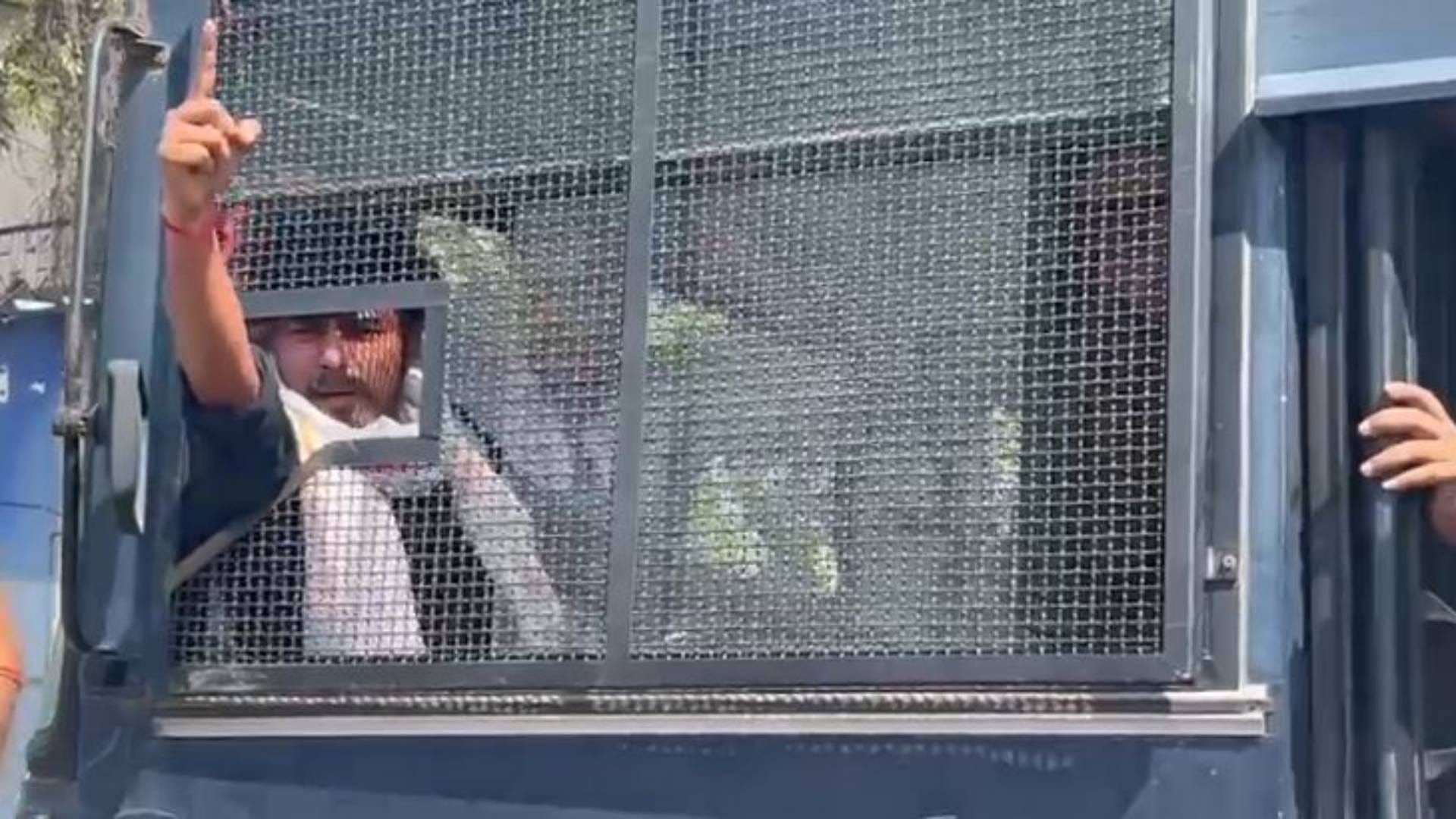 In pictures Congress protests outside Rajasthan Assembly angry over comments on Indira Gandhi