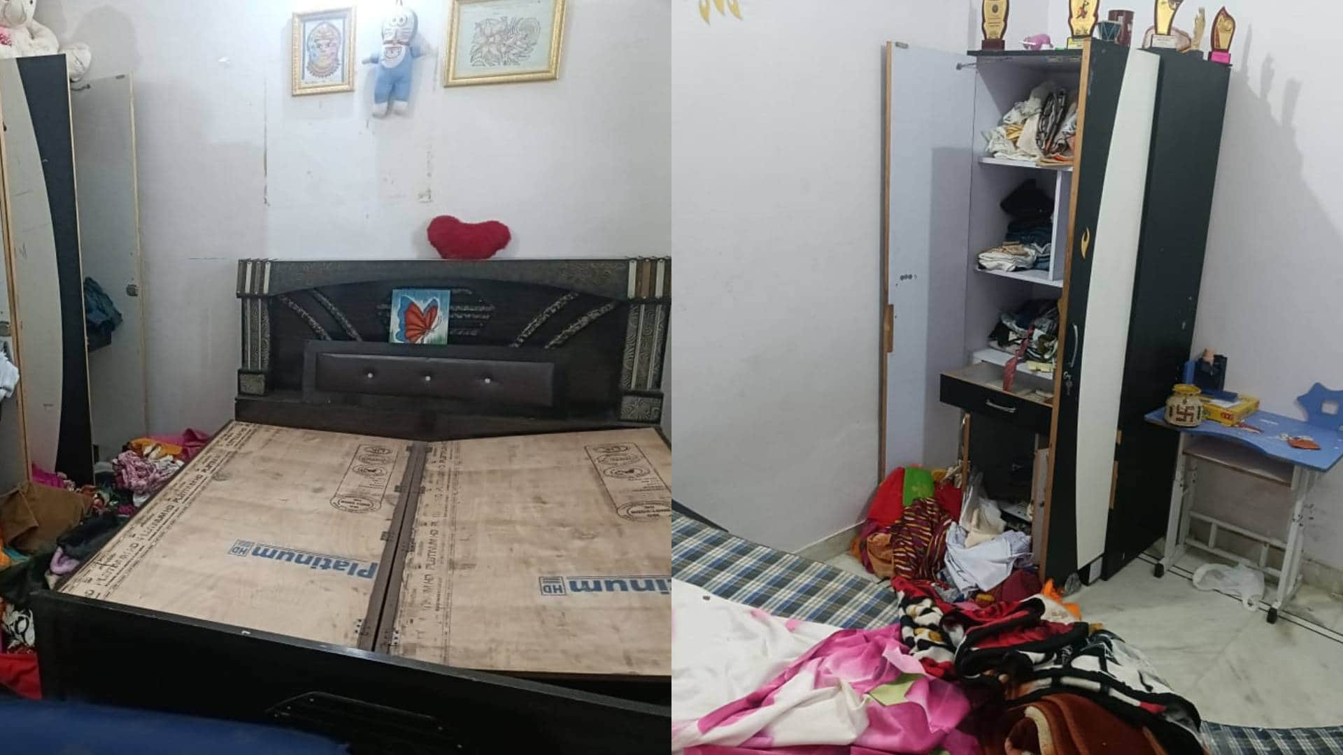 घर में हुई चोरी