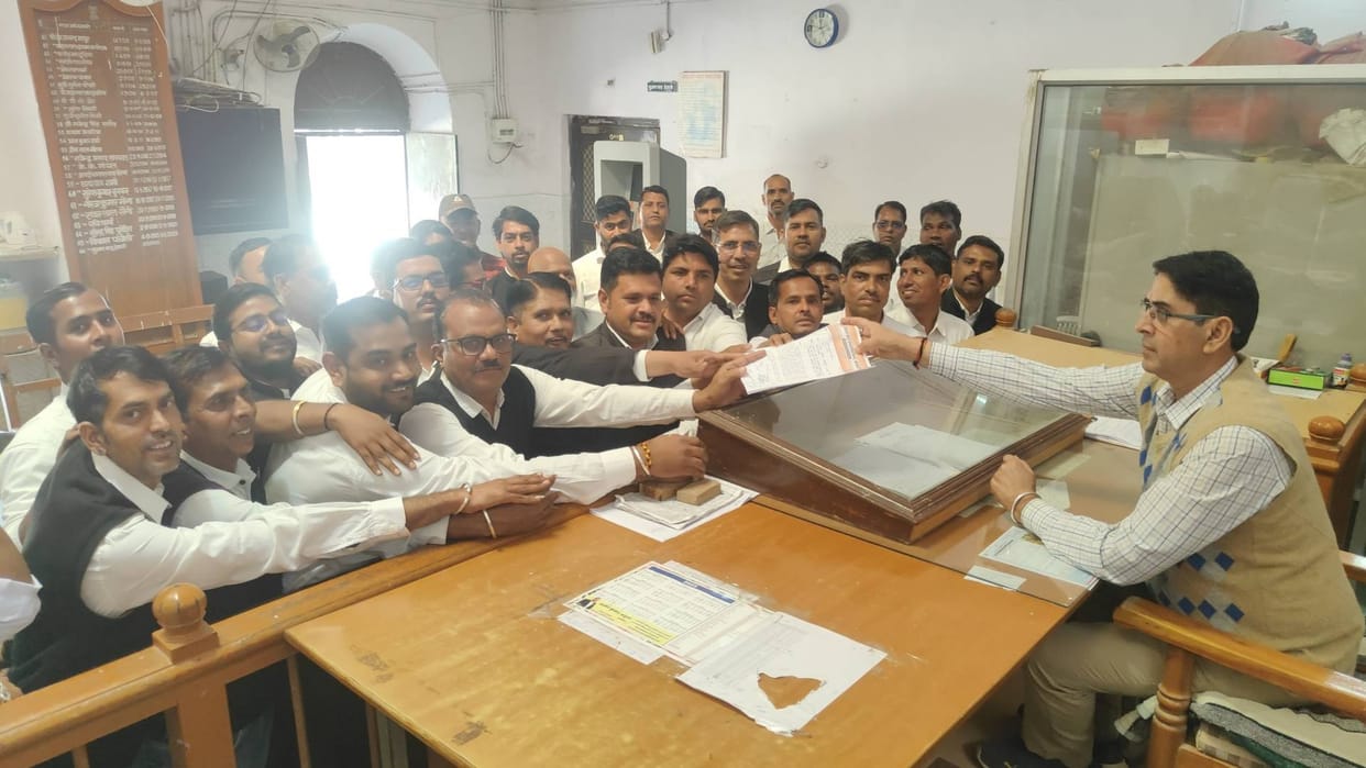 Rajasthan Kekri lawyers boycotted work in protest against Bijaynagar blackmail case demanded action