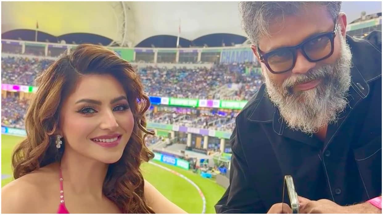 Urvashi Rautela trolled again when she meets pushpa 2 director sukumar see netizens reaction