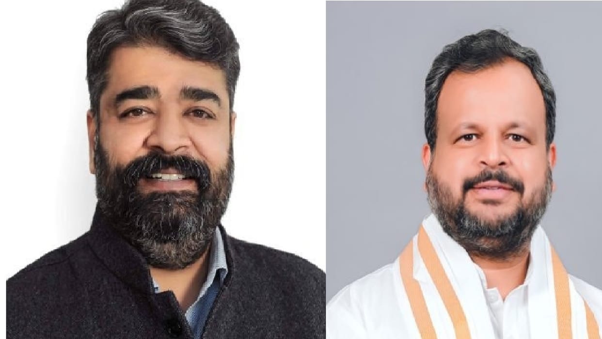 Politics heated in Ambala name of inauguration stone, MP Varun and former minister Goyal came face to face