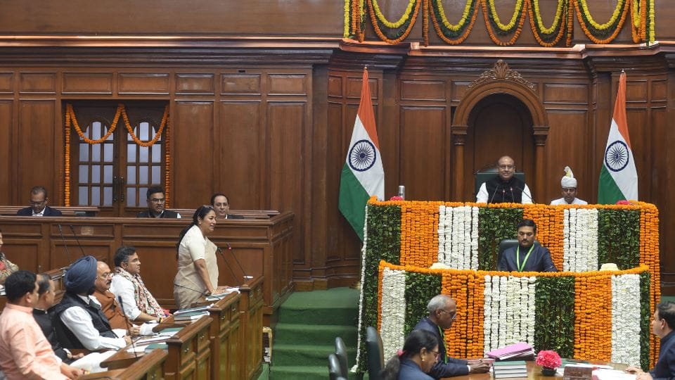 first budget of the BJP government in Delhi will be on March 25