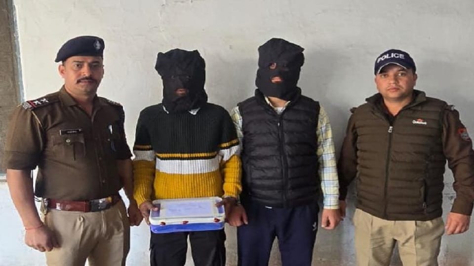 Two accused caught for opening fire on roadways driver in rudrapur