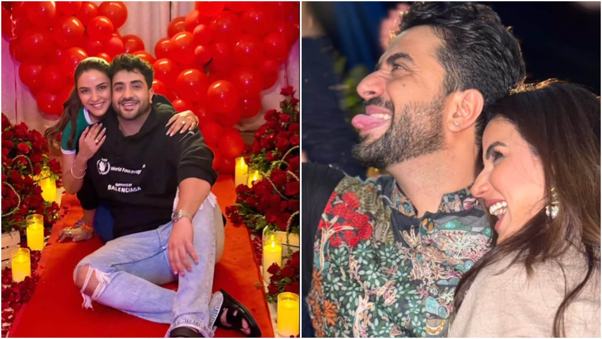 Bigg Boss Famous Couples Karan Veer Mehra Chum Darang Aly Goni Jasmine Bhasin Tejasswi Prakash Karan Kundrra