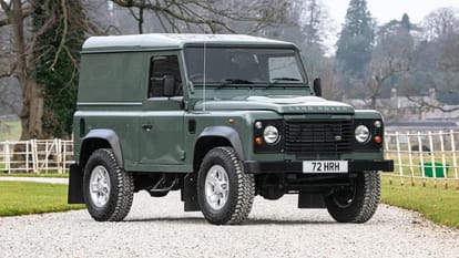 King Charles III Land Rover Defender 90 SUV