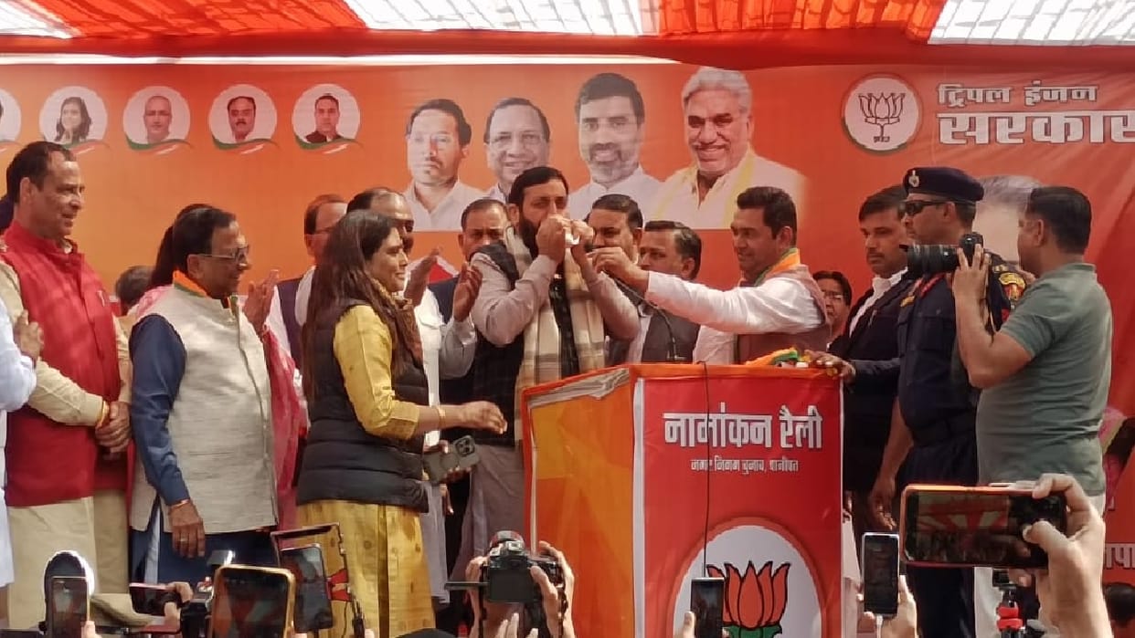 Chief Minister Naib Singh Saini targeted Congress and AAP, said- now they have no work