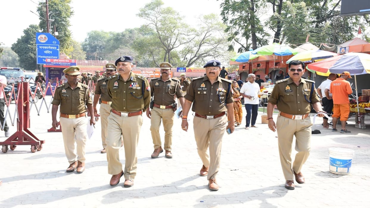 Police unleashed its might, officers landed at ground zero, tested their preparations themselves