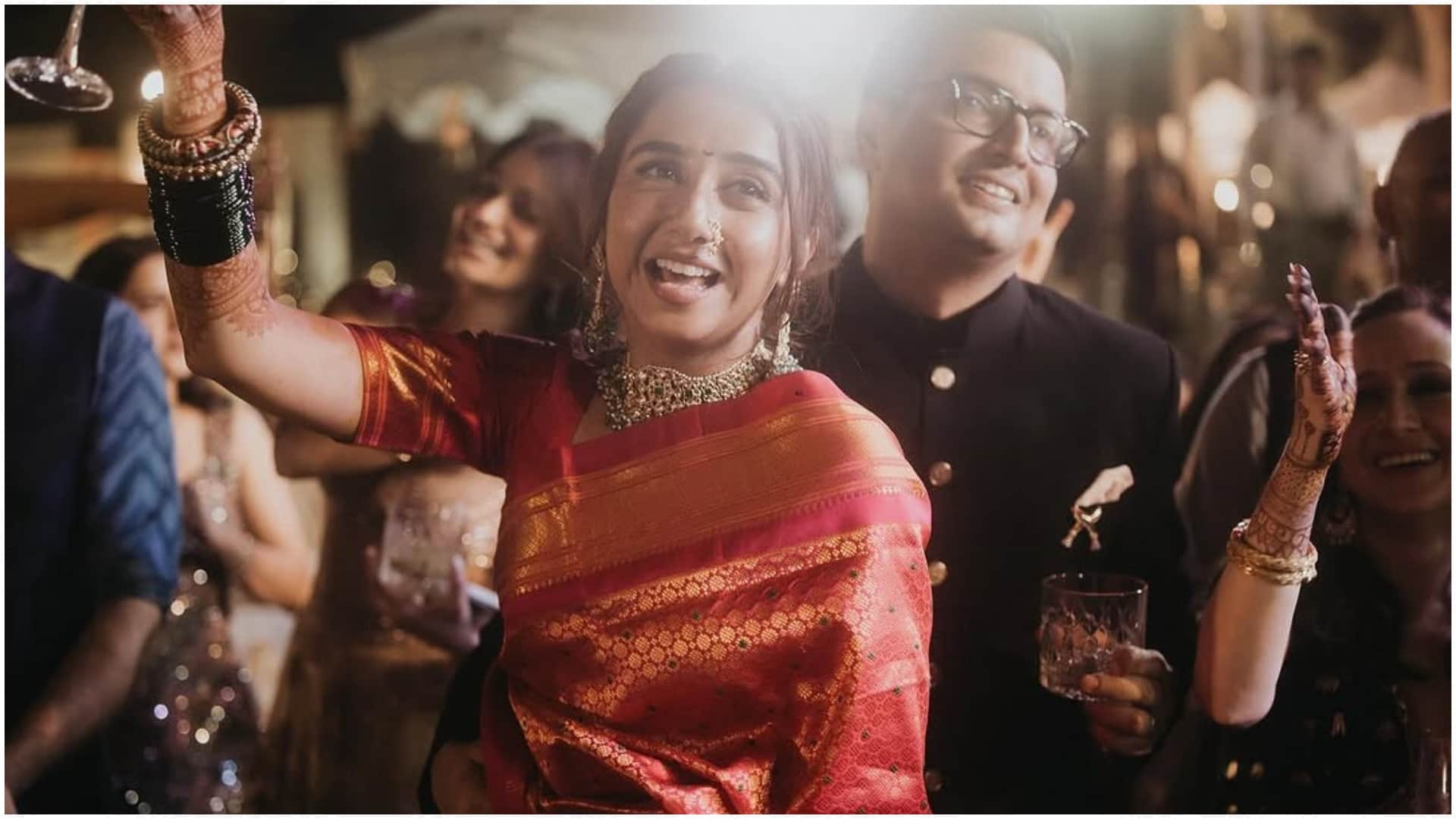 Prajakta Koli and Vrishank Khanal tie knot in wedding ceremony see first marriage pics