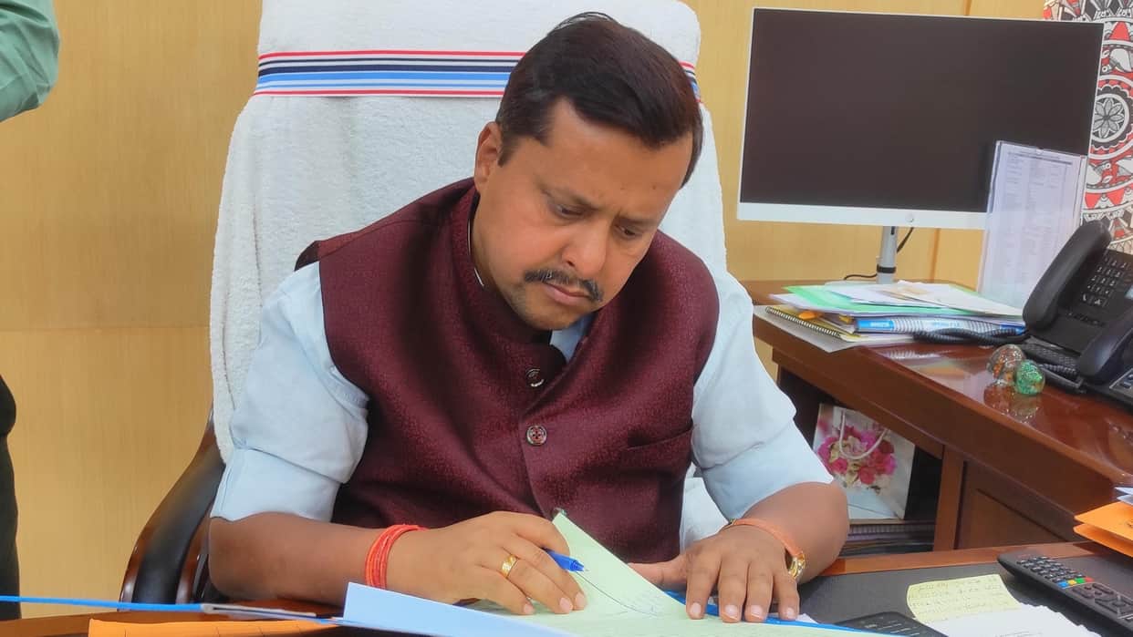 jharkhand rajya sabha election bjp strategy nitin naveen jharkhand visit babulal marandi statement