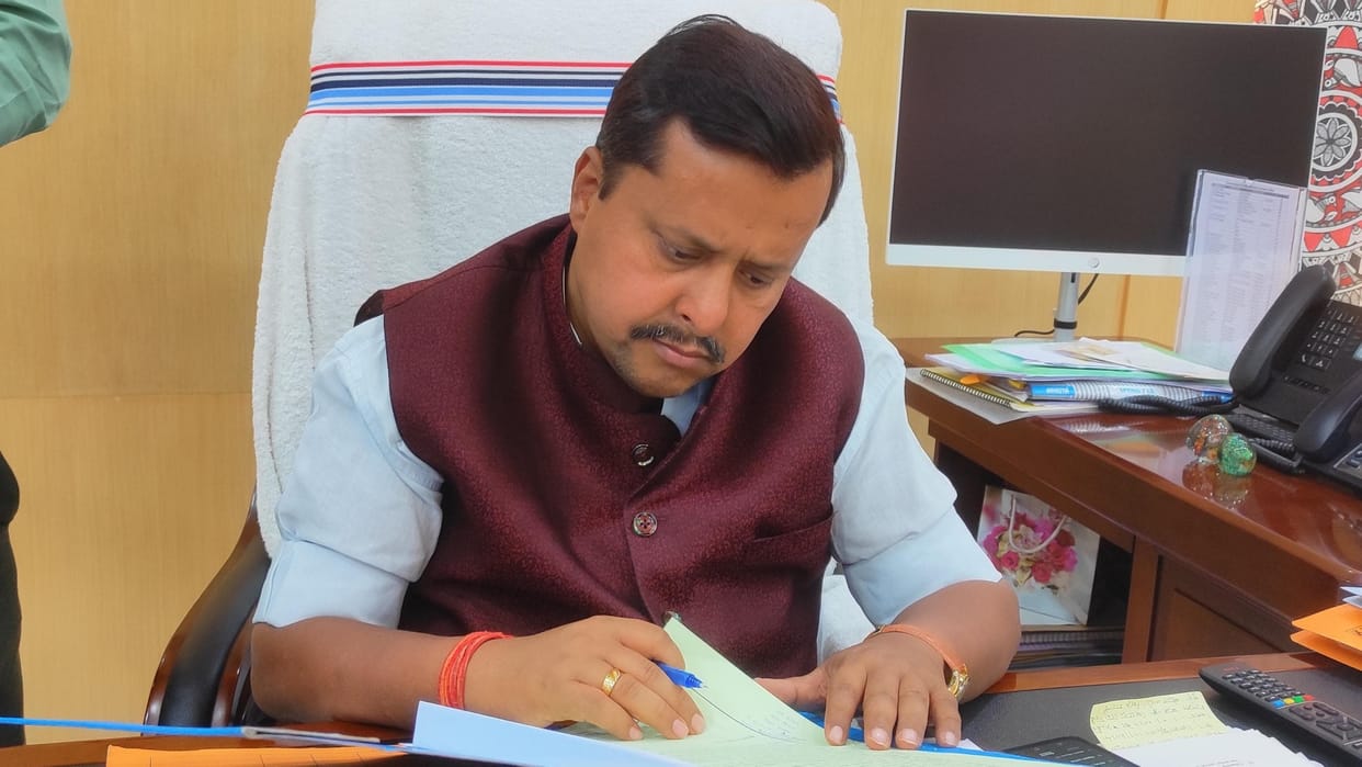 jharkhand rajya sabha election bjp strategy nitin naveen jharkhand visit babulal marandi statement