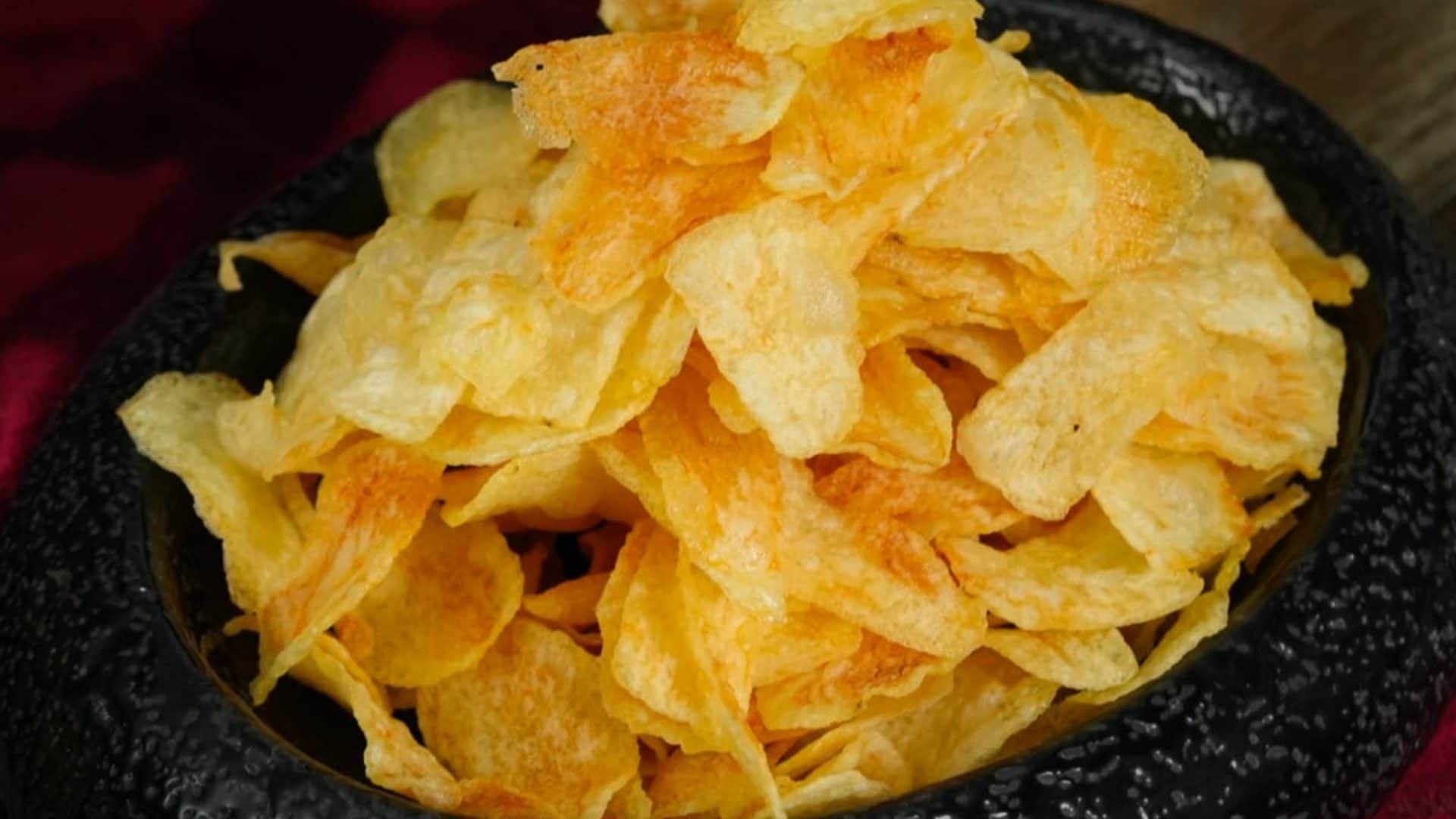 instant aloo chips recipe  how to make instant aloo chips at home for holi festival