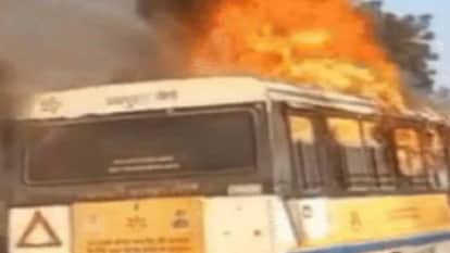 Rajasthan 47 passengers going to Khatushyamji Lakkhi fair in Sikar narrowly escaped death driver presence