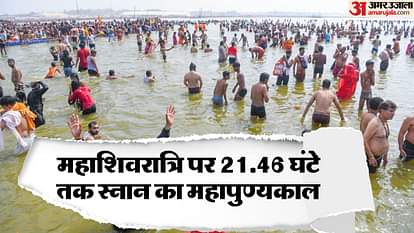 This time on Mahashivratri, the auspicious time of bathing will be till 21:46 hours