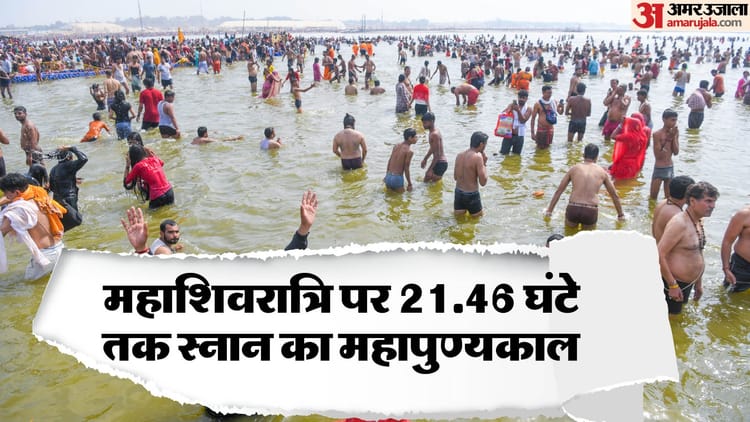This Time On Mahashivratri, The Auspicious Time Of Bathing Will Be Till 21:46 Hours – Amar Ujala Hindi News Live