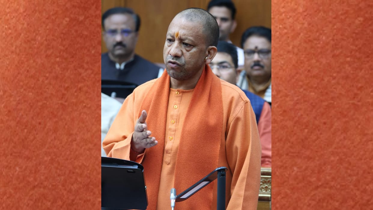 UP Budget session: CM Yogi Adityanath addresses in Vidhan parishad.