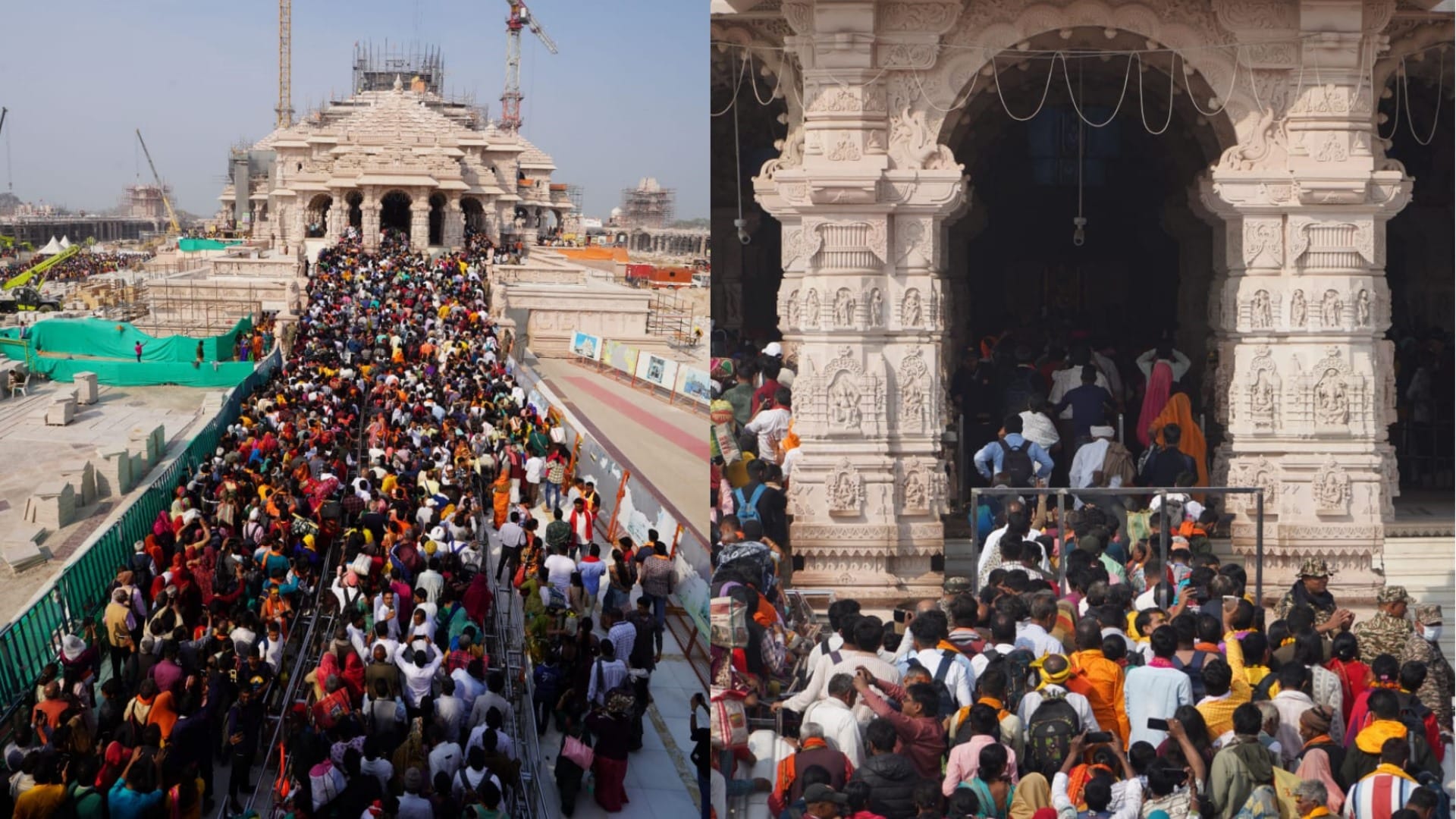 Big crowd in Ayodhya on Mahashivratri.