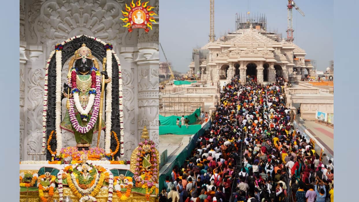 Big crowd in Ayodhya on Mahashivratri.