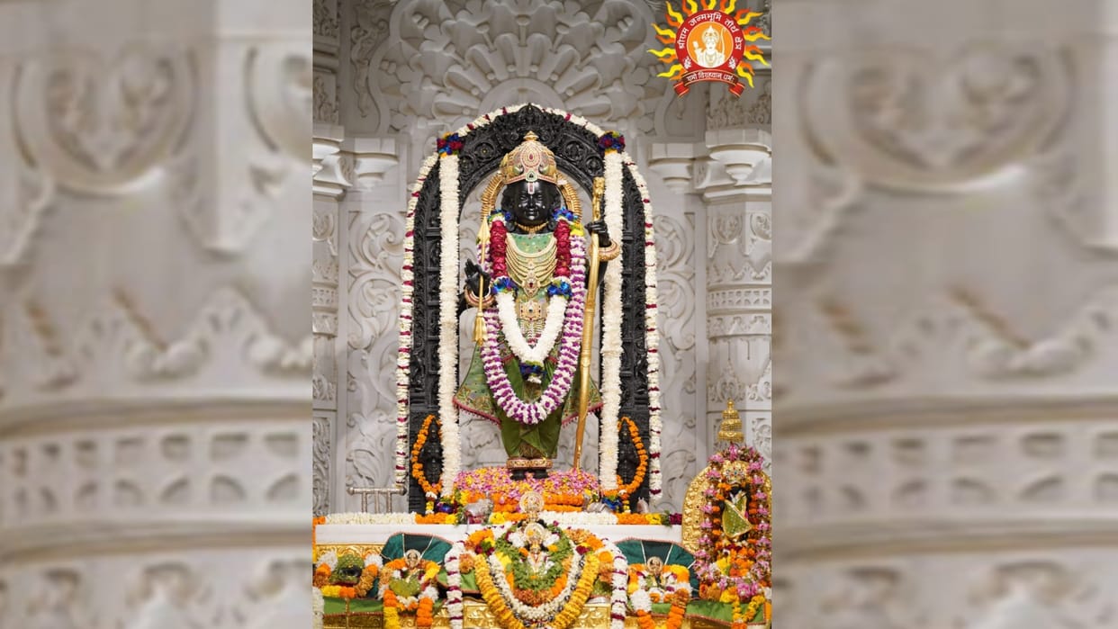 Ayodhya: Three coolers installed in the sanctum sanctorum to protect Ram Lalla from the heat.