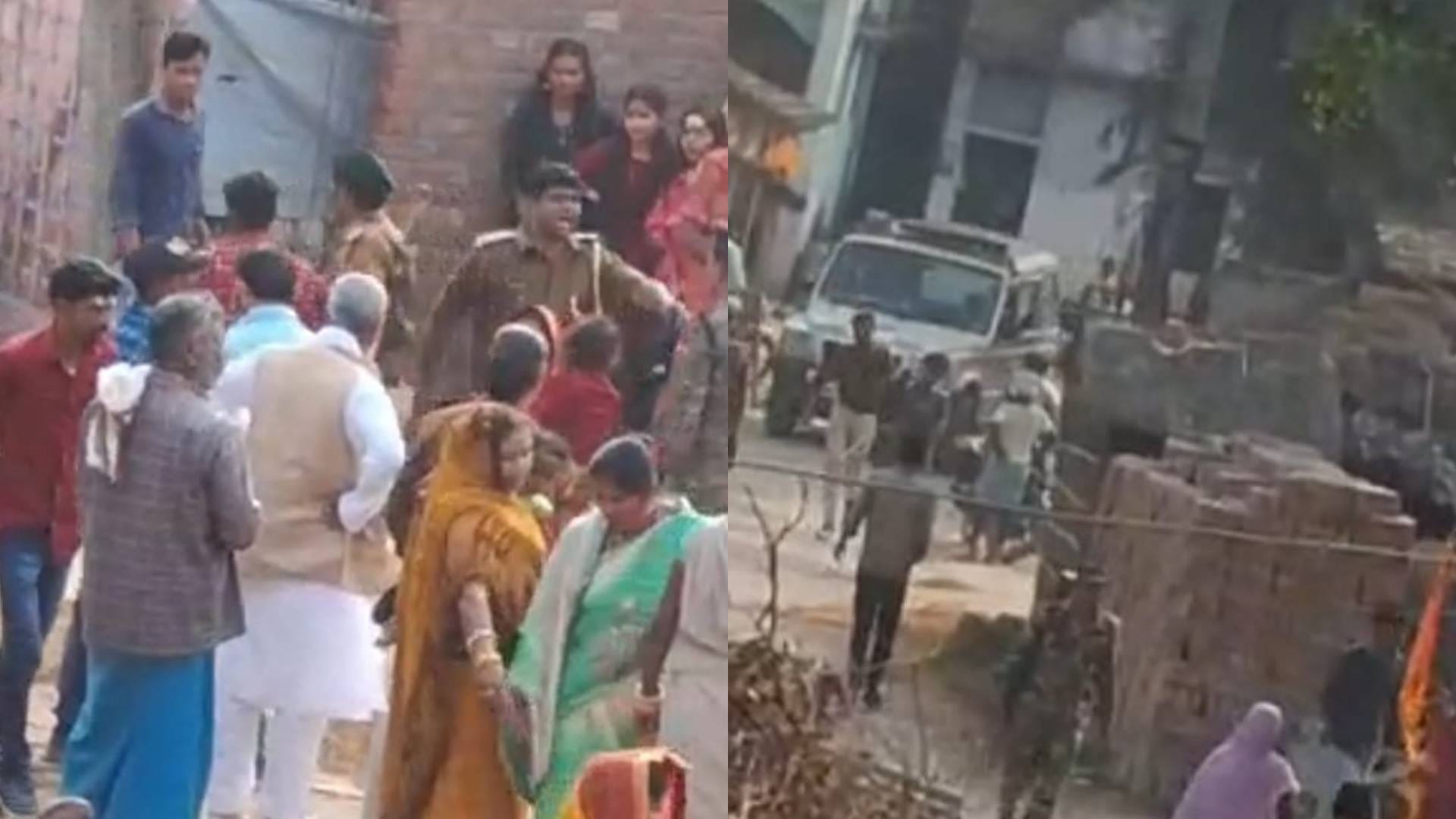 Bihar News Clash between Muzaffarpur police and public dispute over statue