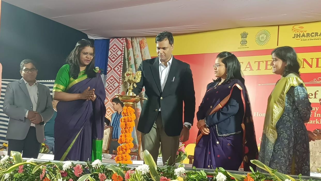 State Handloom Expo organized for the first time in Jharkhand;