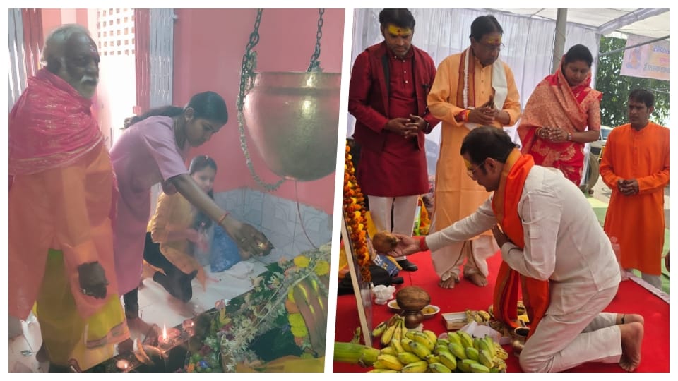 Devotees offered prayers in temples on Mahashivratri