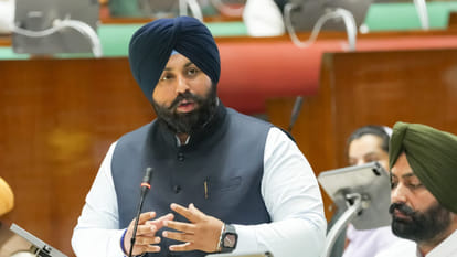 पंजाब के शिक्षा मंत्री हरजोत सिंह बैंस