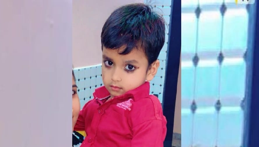 Innocent son of a soldier went missing while playing outside the house body found in the sewer tank